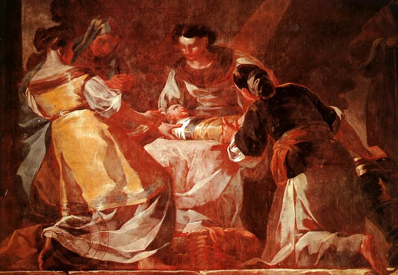 Pintura mural de Goya en la Cartuja de Aula Dei