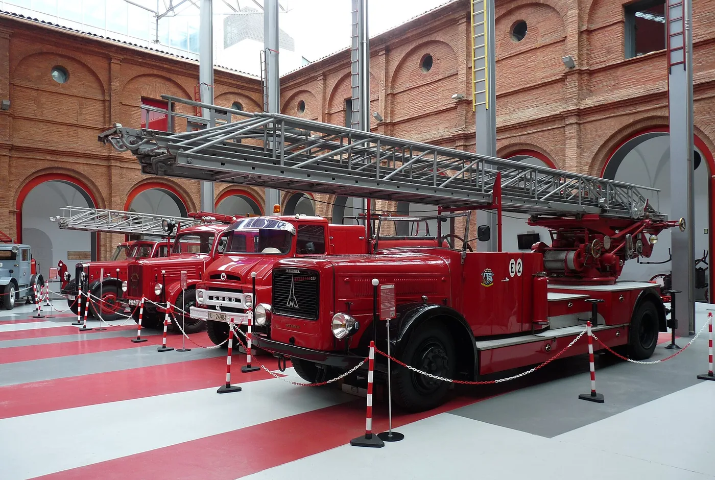 Vehículos históricos del Museo del Fuego y de los Bomberos